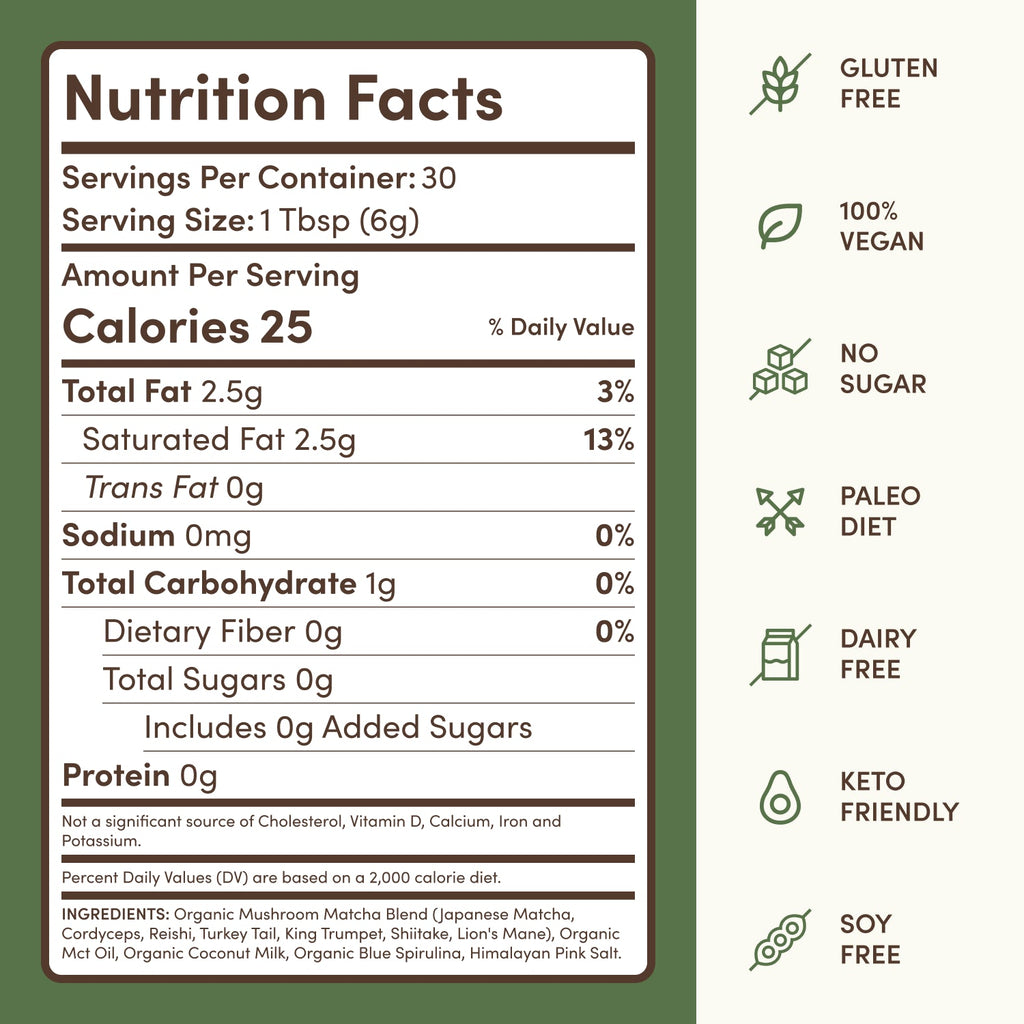 Mushroom Matcha (30 Servings)